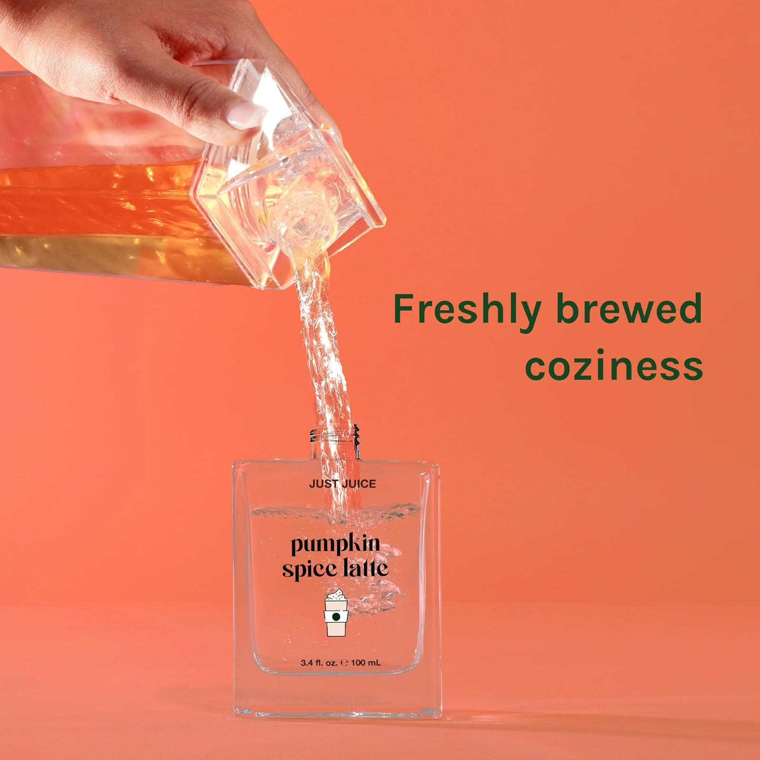 Just Juice Pumpkin Spice Latte - Warm Vanilla Perfume for Women and Men - Pumpkin Spice Perfume with Nutmeg, Cinnamon, Tonka Bean - 3.4 Oz image number 2