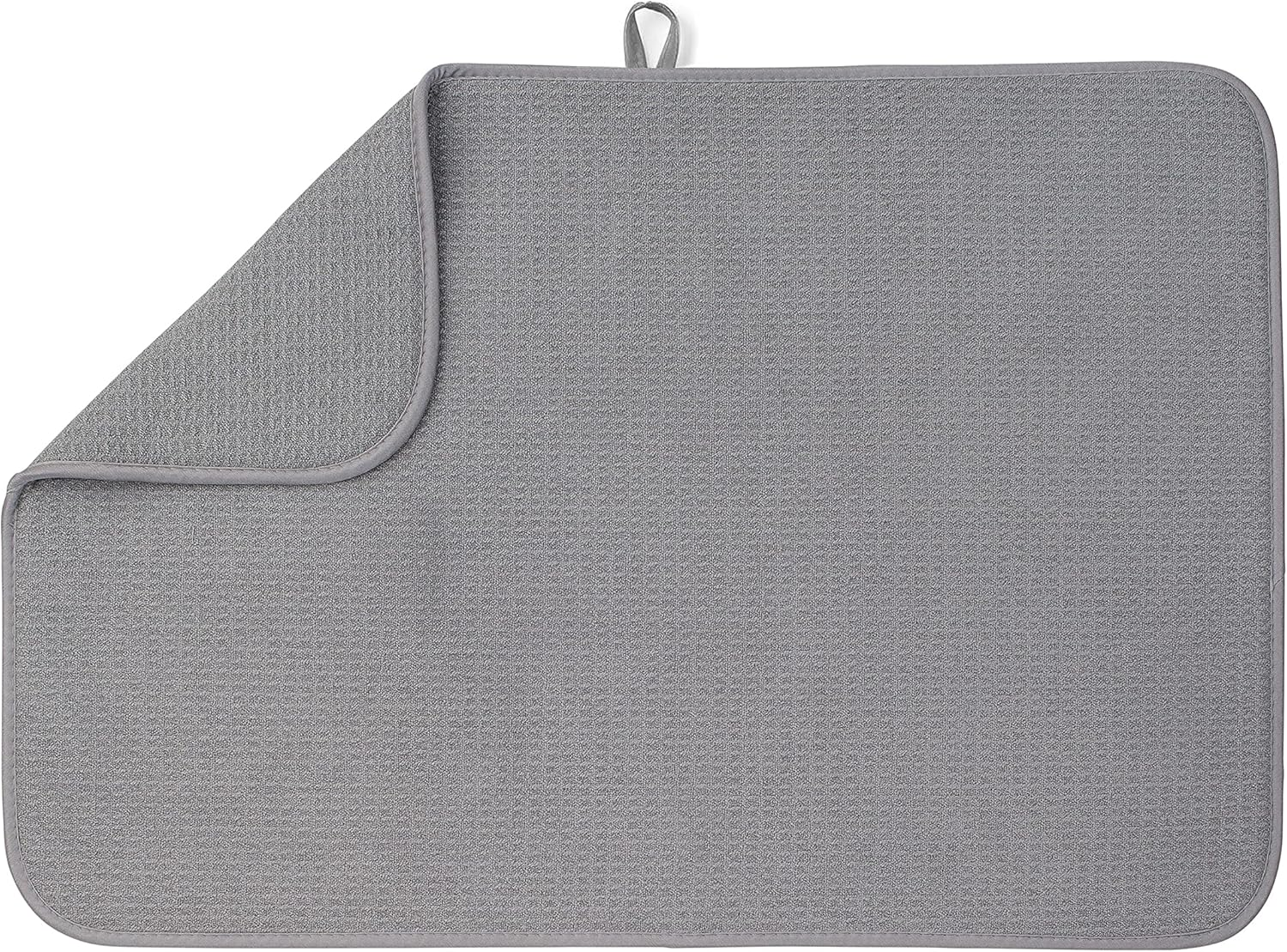 Bellemain XXL Dish Mat 24" X 17" ( LARGEST MAT ) Microfiber Dish Drying Mat , Super Absorbent ( Green )