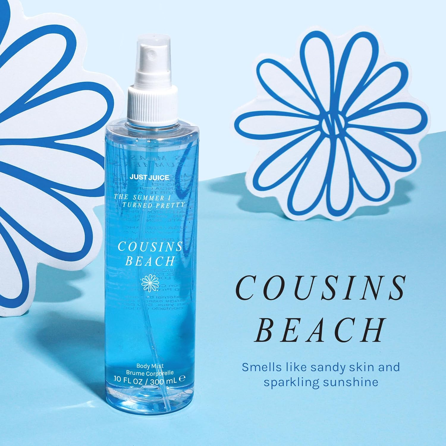 Just Juice - the Summer I Turned Pretty Cousins Beach Body Mist - Beachy, Creamy Coconut and Vanilla Body Spray for Women and Men - 300 Ml image number 3