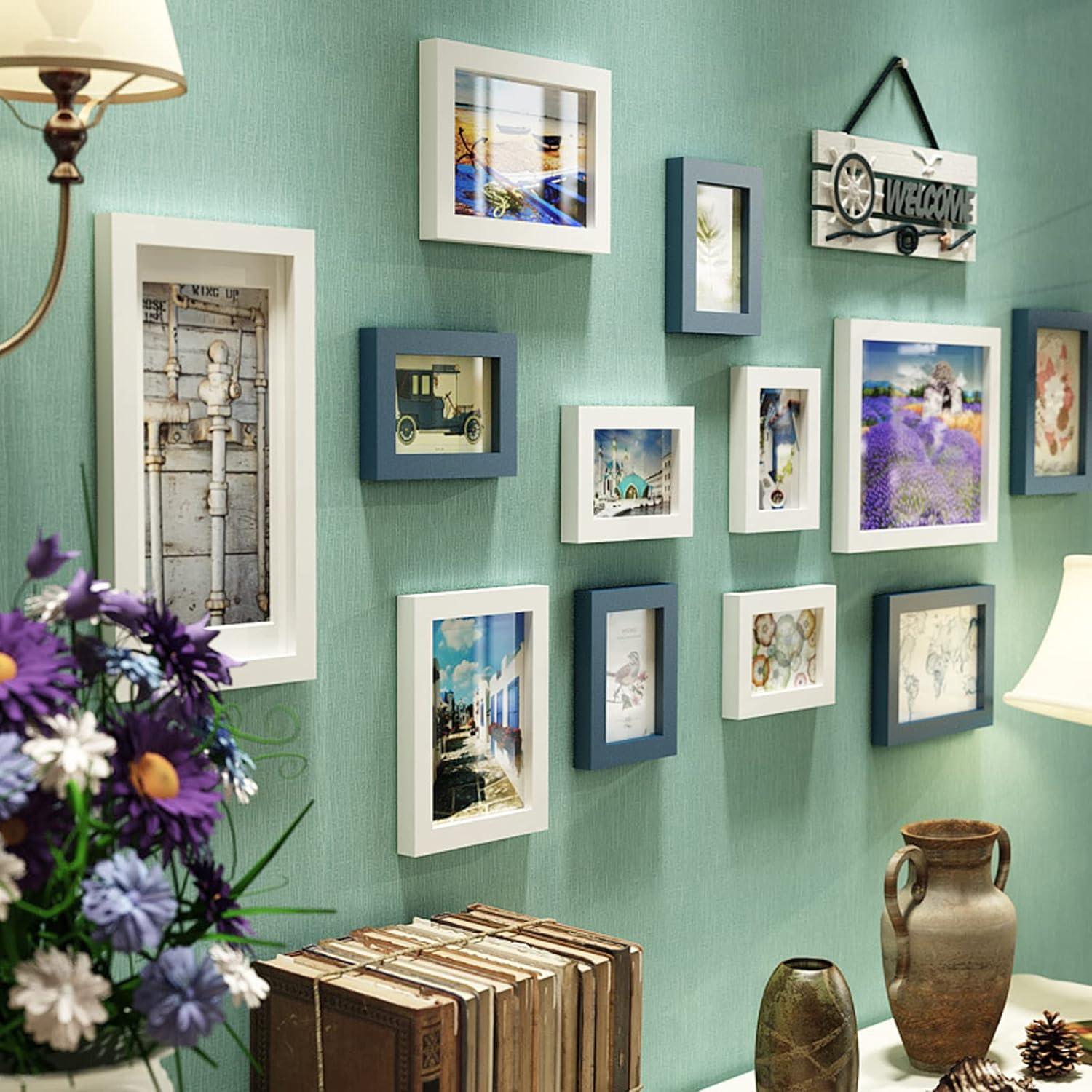 100 Pieces Picture Frame Turn Button Fasteners Set with 100 Pieces Screws, Picture Frame Backing Clips Hardware for Hanging Pictures, Craft, Photos (Black) image number 3