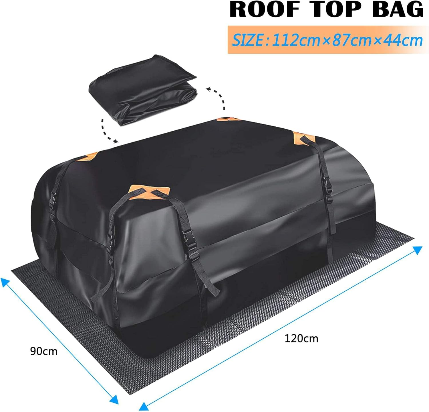 Elora 425L Car Roof Carrier 100% Waterproof Roof Top Luggage Bag for Vehicles image number 2