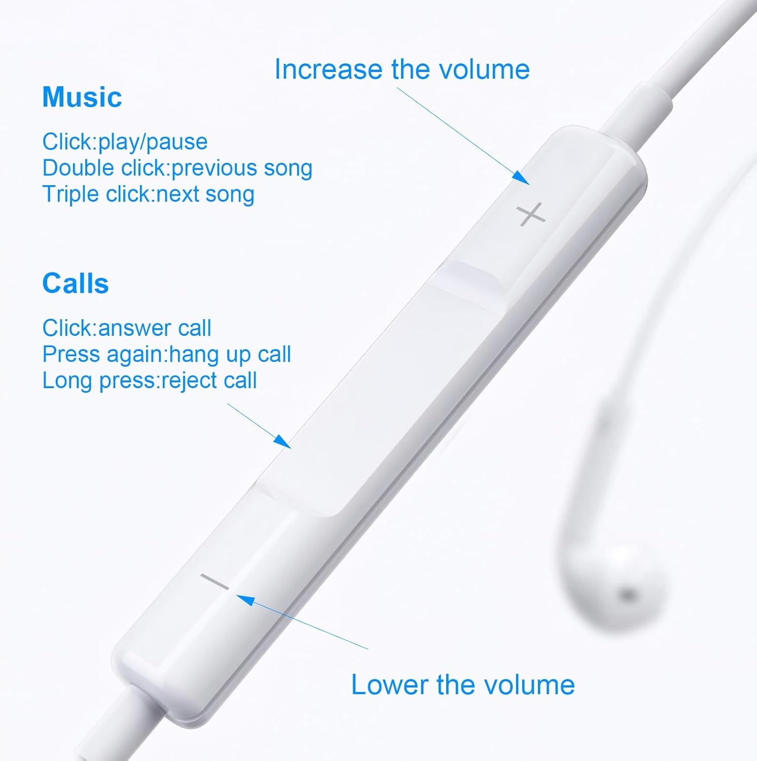 2 Pcs USB C Headphones, Wired Hifi Stereo Earphones with Microphone & Volume Control, Compatible with Iphone 15 16 Pro Max plus Pixel 6 6A 7A 9 8 5 Ipad Samsung S23 FE S22 Oneplus 9 8 Android Phone image number 2