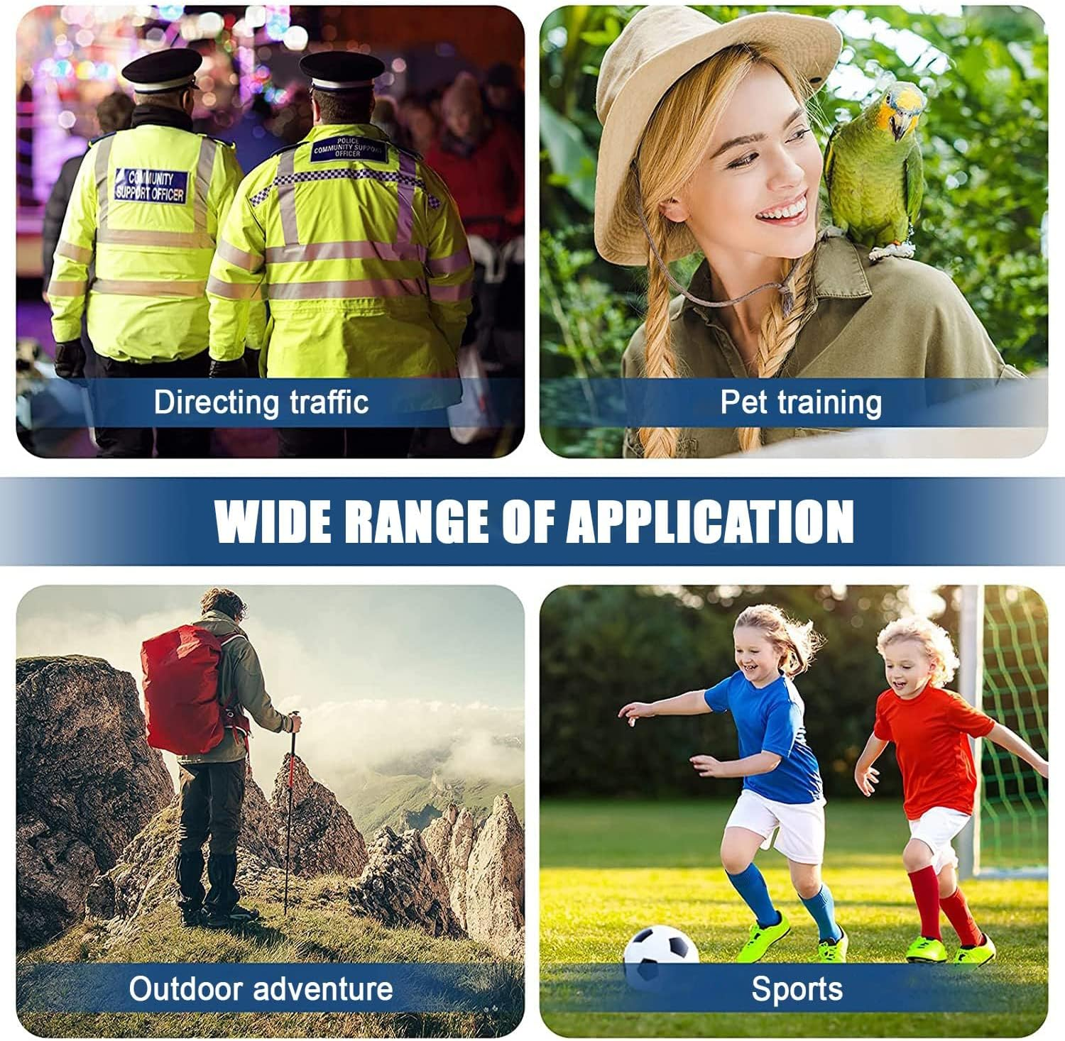 3 Pcs Whistle,Stainless Steel Sports Whistle with Lanyard for Coaches Referees Emergency Outdoor Sports image number 4