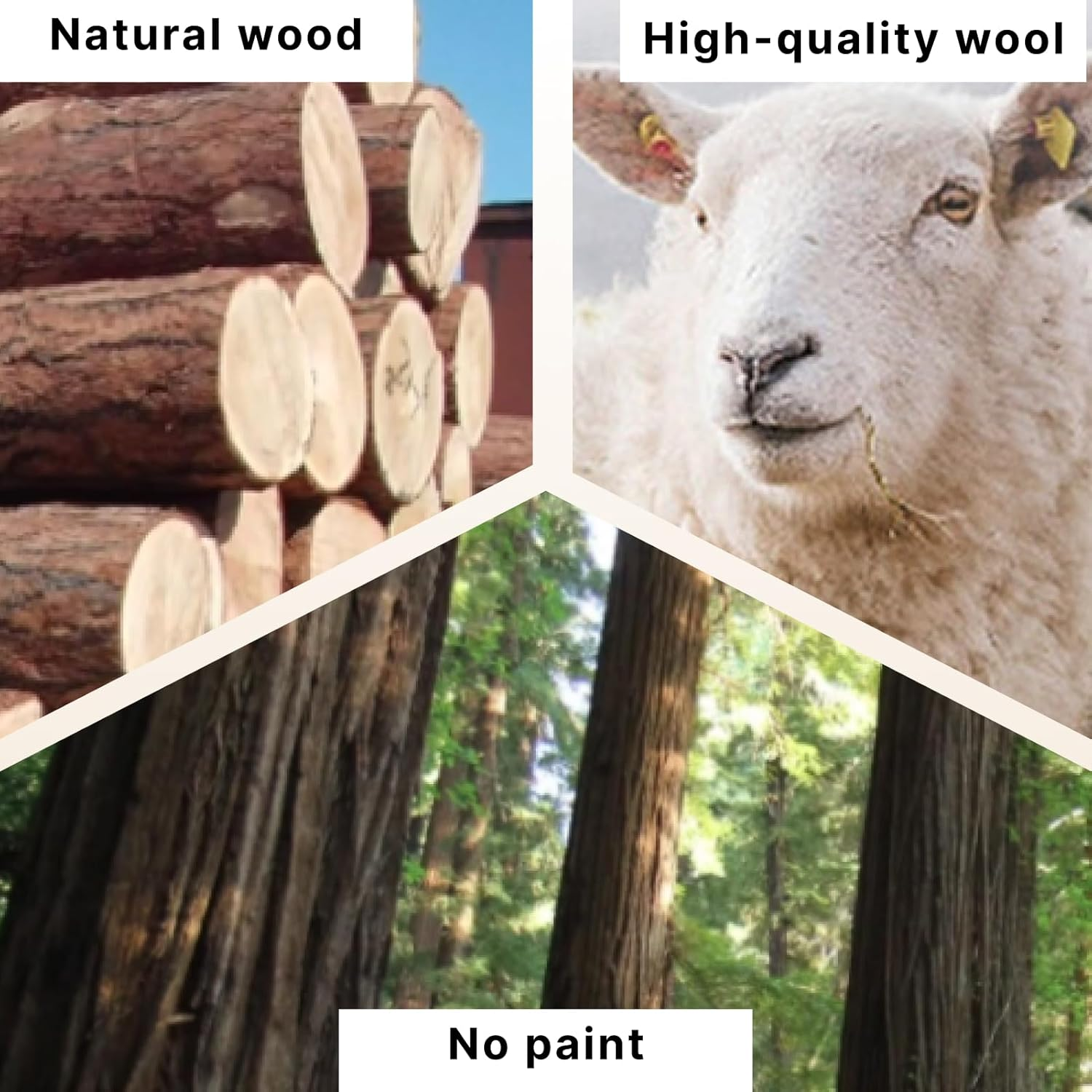 Premium Brush and Baby Comb Set for Newborns and Toddlers Natural Goat Hair Brushes Combs Handmade with Bamboo, Beech Wood, and Pear Wood Infant Hair Care Kit image number 4