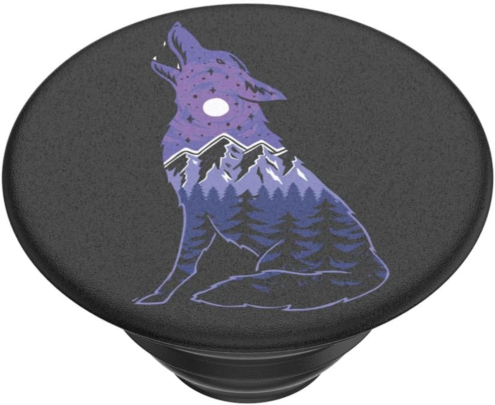 POPSOCKETS Pop Grip Holder for Phone & Tablet (Genuine) - Howl You Doin' - Ultra Blue image number 2