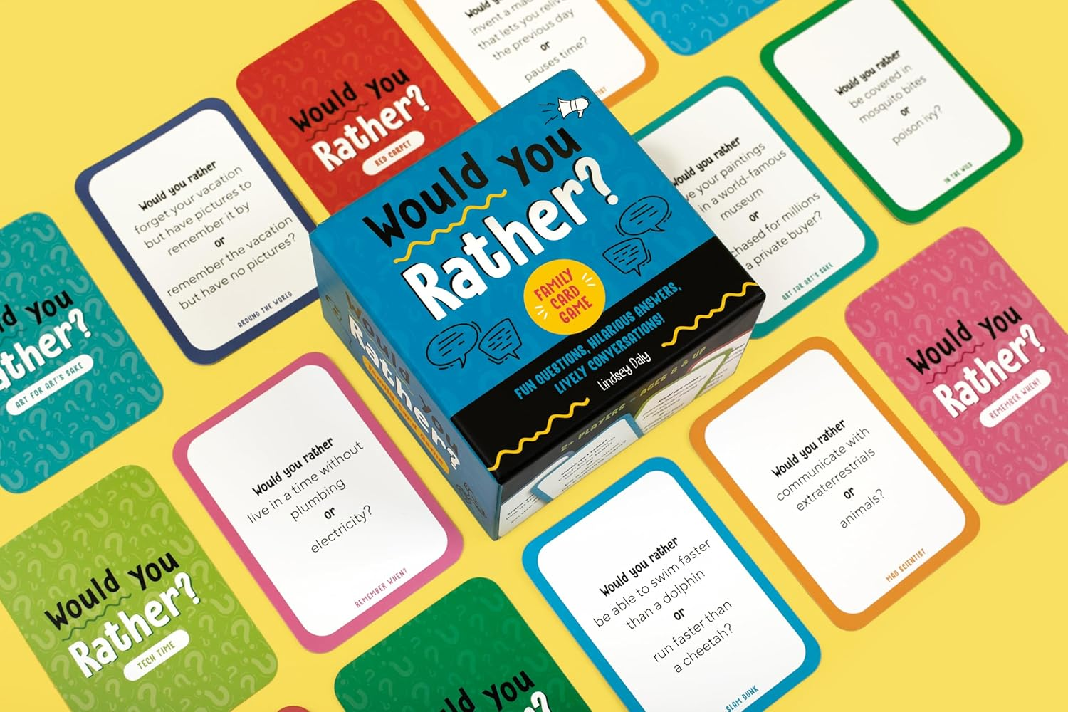 Would You Rather? Family Card Game: Fun Questions, Hilarious Answers, Lively Conversations