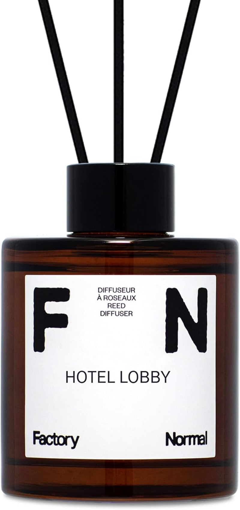 Luxury Reed Diffuser, Amber Glass Bottle, Elegant Home Scent, Long-Lasting Room Fragrance for Home (Hotel Lobby)