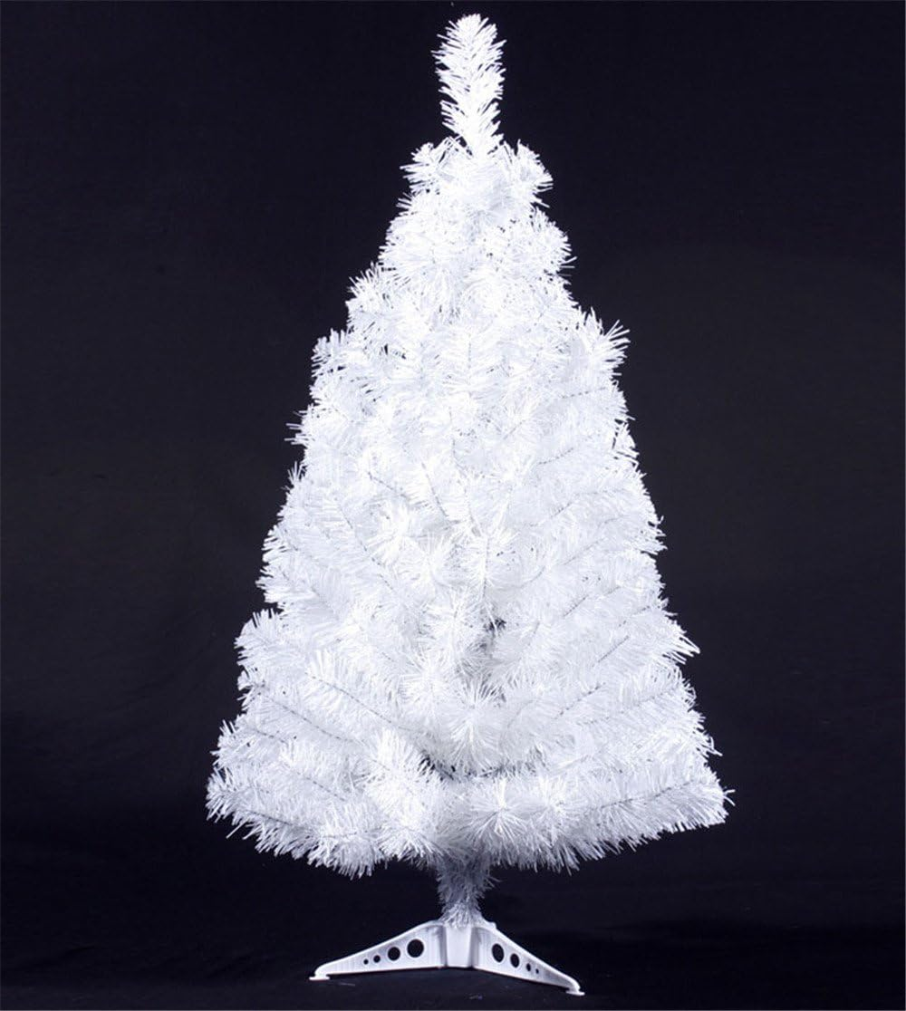 3Ft Christmas Tree Artificial with Plastic Stand Home Office Christmas Holiday Decoration, White