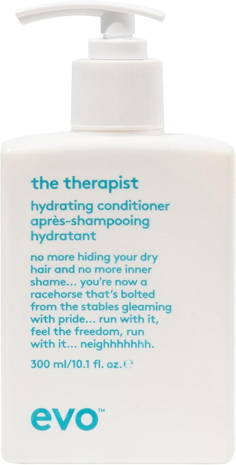Evo the Therapist Hydrating Shampoo & Conditioner - Hydrates, Strengthen and Softens Whilst Improving Shine - Protects Colour Treated Dry Hair, Helps to Detangle - 300Ml / 10.1Fl.Oz image number 1