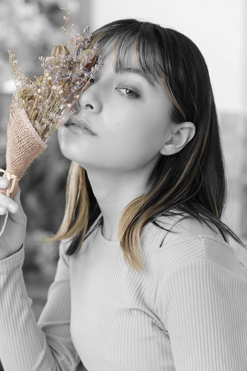 Priscilla IX-01-BK-CTDG Mecha Easy Inner Extensions, Heat Resistant, Dusty Gold image number 6