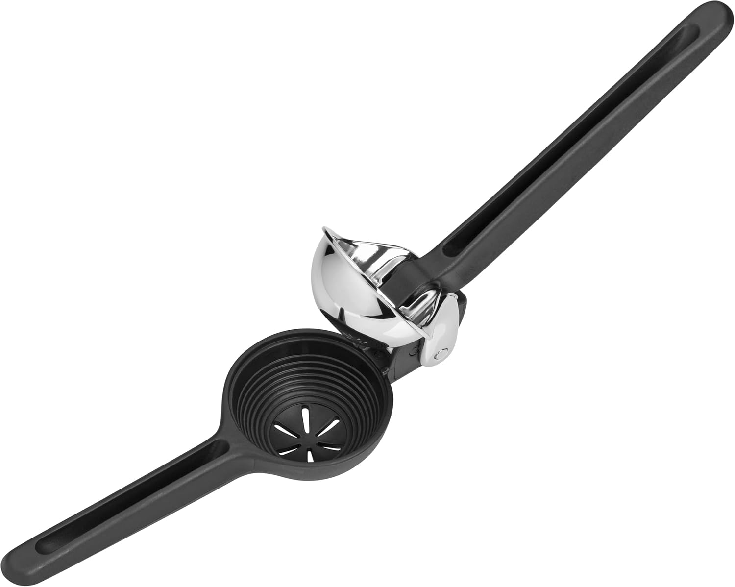 WMF 26 Cm Lemon Squeezer with Plastic Handles, Stainless Steel, Black image number 3
