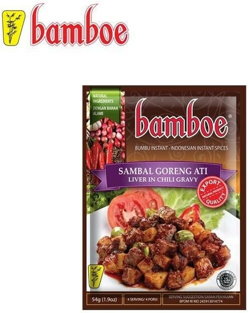 Bamboe Instant Sambal Goreng Ati Spice Mix 54 G