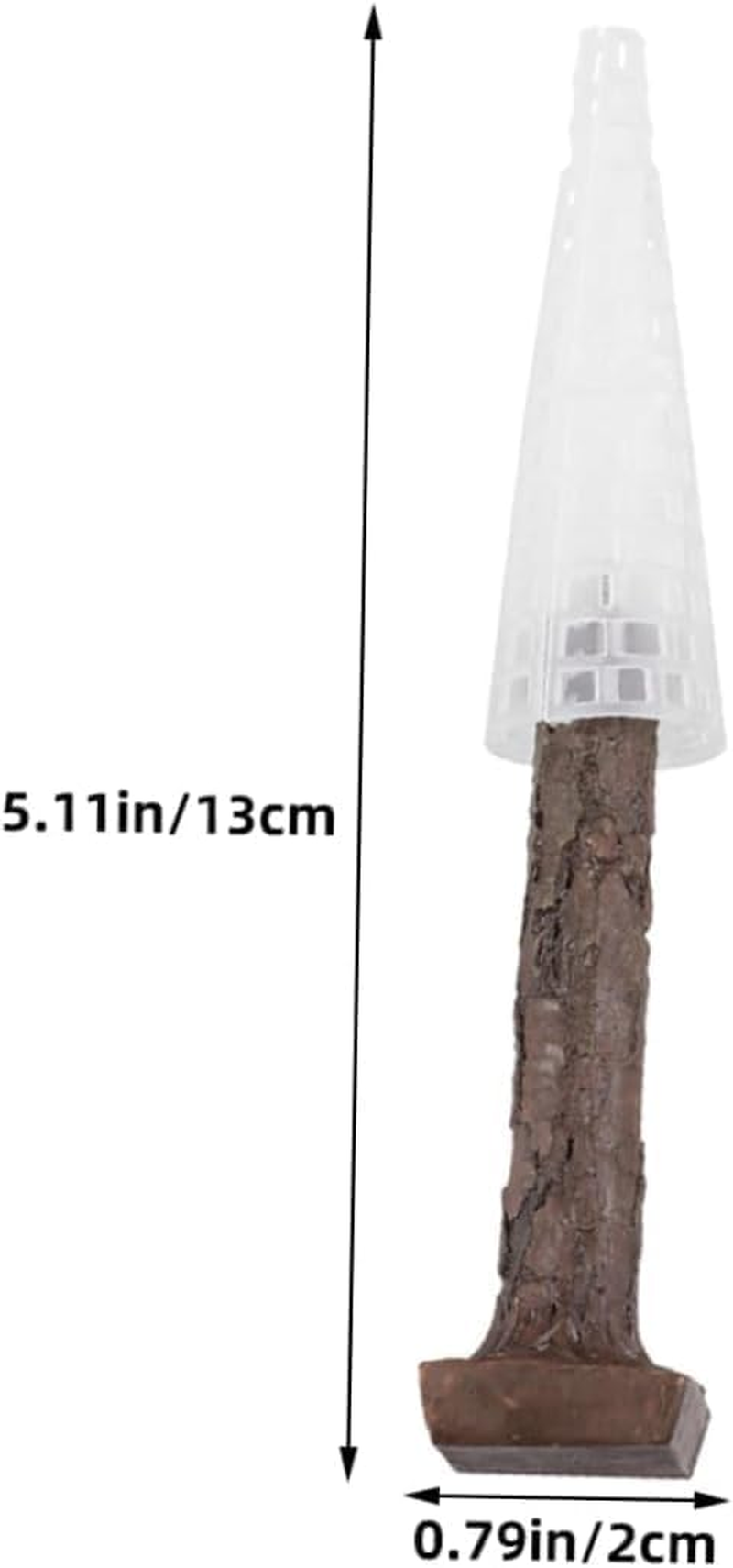 Ksngtixe 2Pcs Christmas Moss Tree Aquarium Decor - Artificial Underwater Plants for Fish Tank, Holiday Themed Fish Decorations with Realistic Trunk Design image number 5