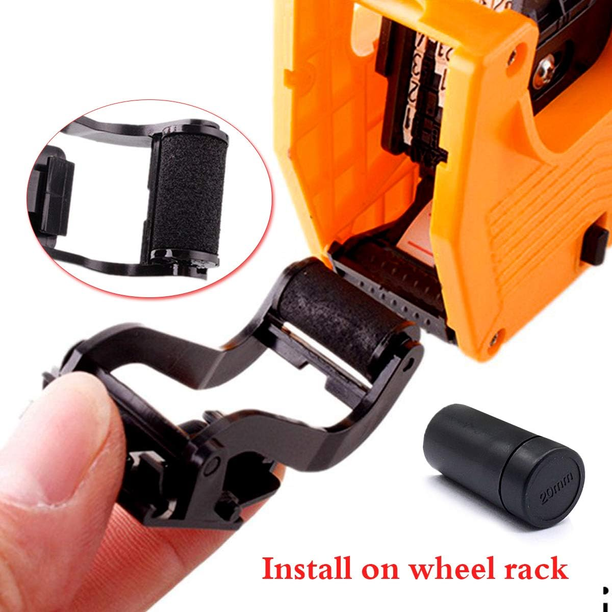 MX-5500 8 Digits Price Tag Gun with 5000 Sticker Labels and 3 Ink Refill, ANDERSE Label Maker Pricing Gun Kit Numerical Tag Gun for Office, Retail Shop, Grocery Store, Organization Marking Blue image number 2