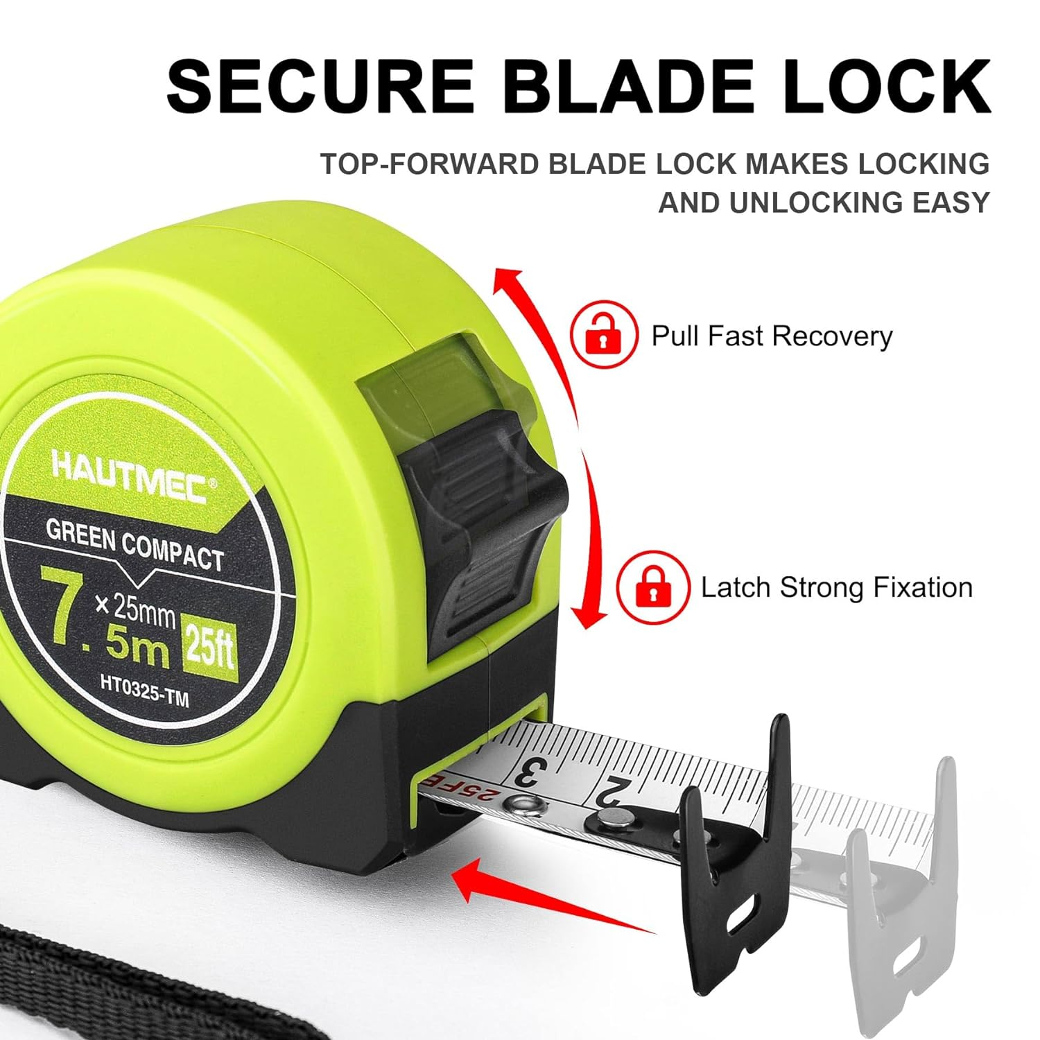 HAUTMEC 7.5M Tape Measure image number 4