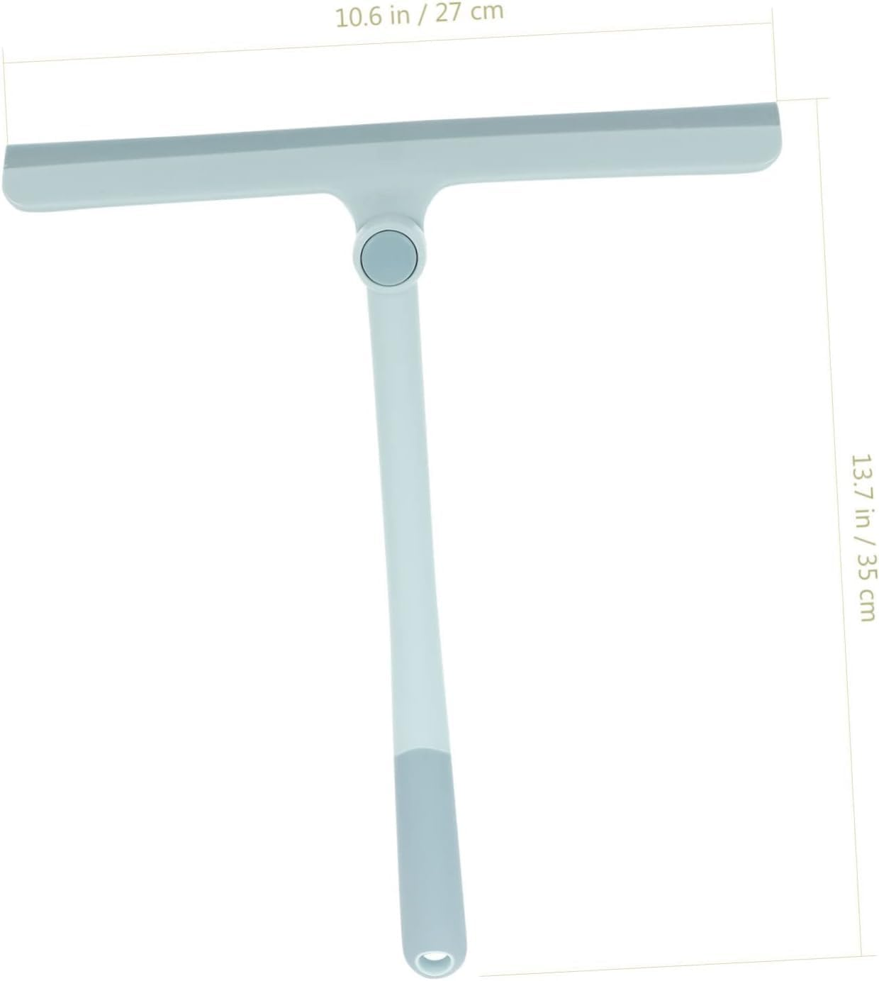 T-Shape Shower Squeegee for Window Glass,1Pc Heavy Duty Window Scrubber Flooring Scrubbler of Bathroom, T-Shape Glass Scraper Cleaning Wiper,Silicone Shower Window Squeegees, White