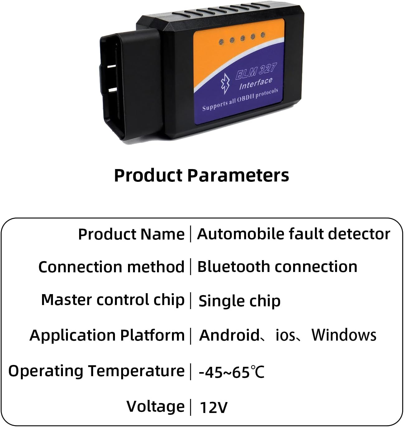 Xlihdzum OBD2 Scanner Wifi OBDII Car Diagnostic Scan Tool - Professional ELM327 OBD2 Engine Fault Code Reader for Iphone/Ipad/Android, Works with Torque/Obd Fusion/Incardoc Apps (Black) image number 5