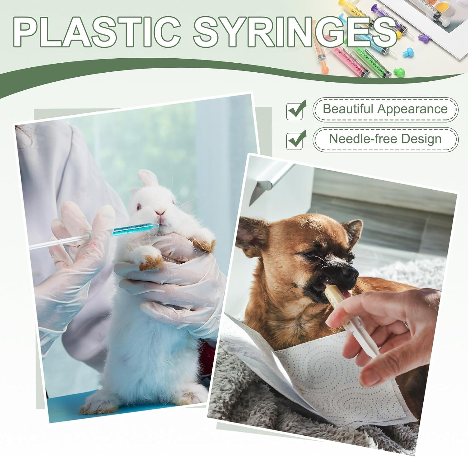 Uxcell Feeding Syringes with Cap, Plastic Syringes for Liquid Pet Feeding Measuring Tool No Needle 10Ml, (Blue, 4 Pcs), Intended for Dog/Cat/Rabbits/Small Animal/Scientific Lab image number 5