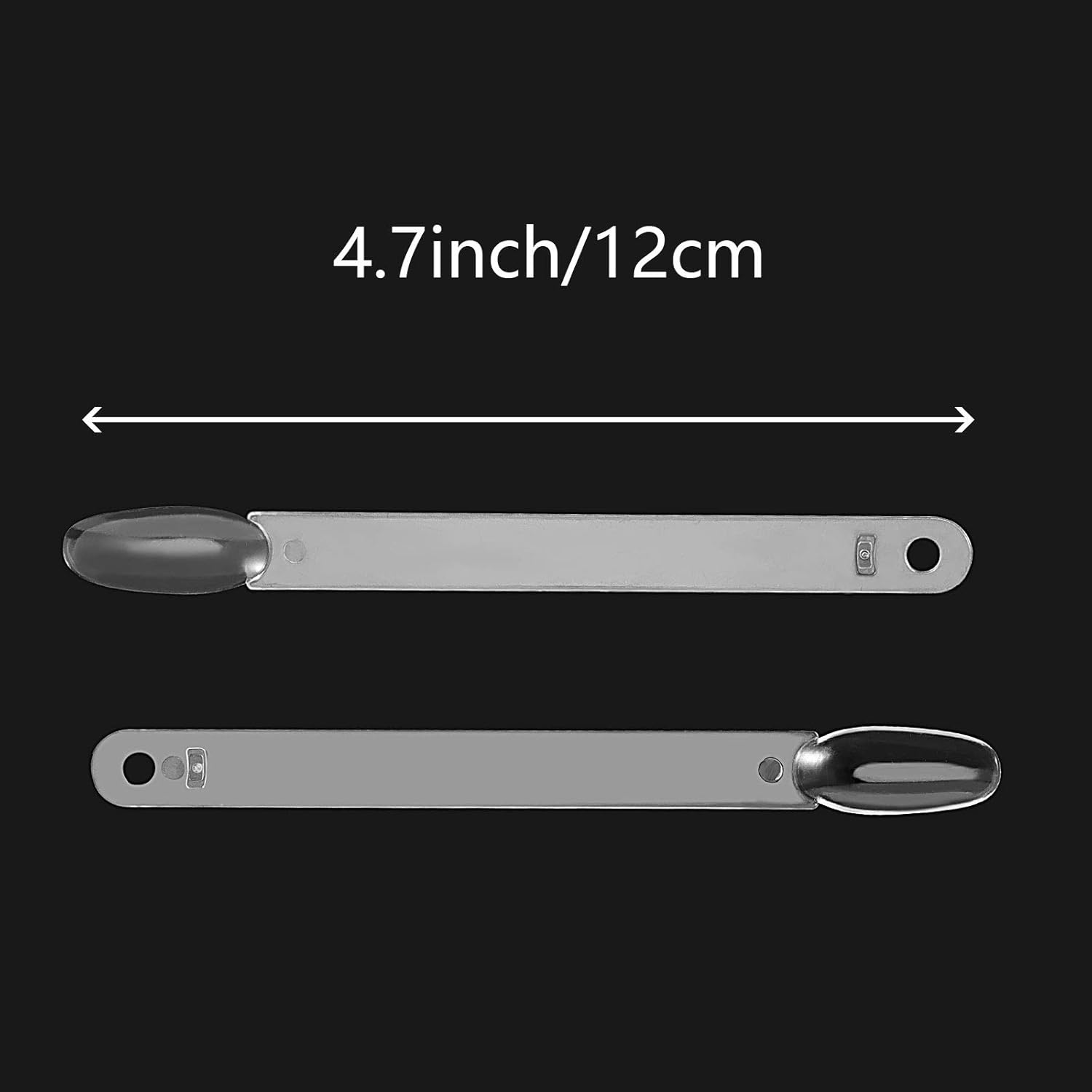 ZOENHOU 150PCS Transparent Nail Sticks, Plastic Nail Polish Sticks Nail Color Display Practice Nail Art Sample Sticks for Professional Use, Home DIY image number 4