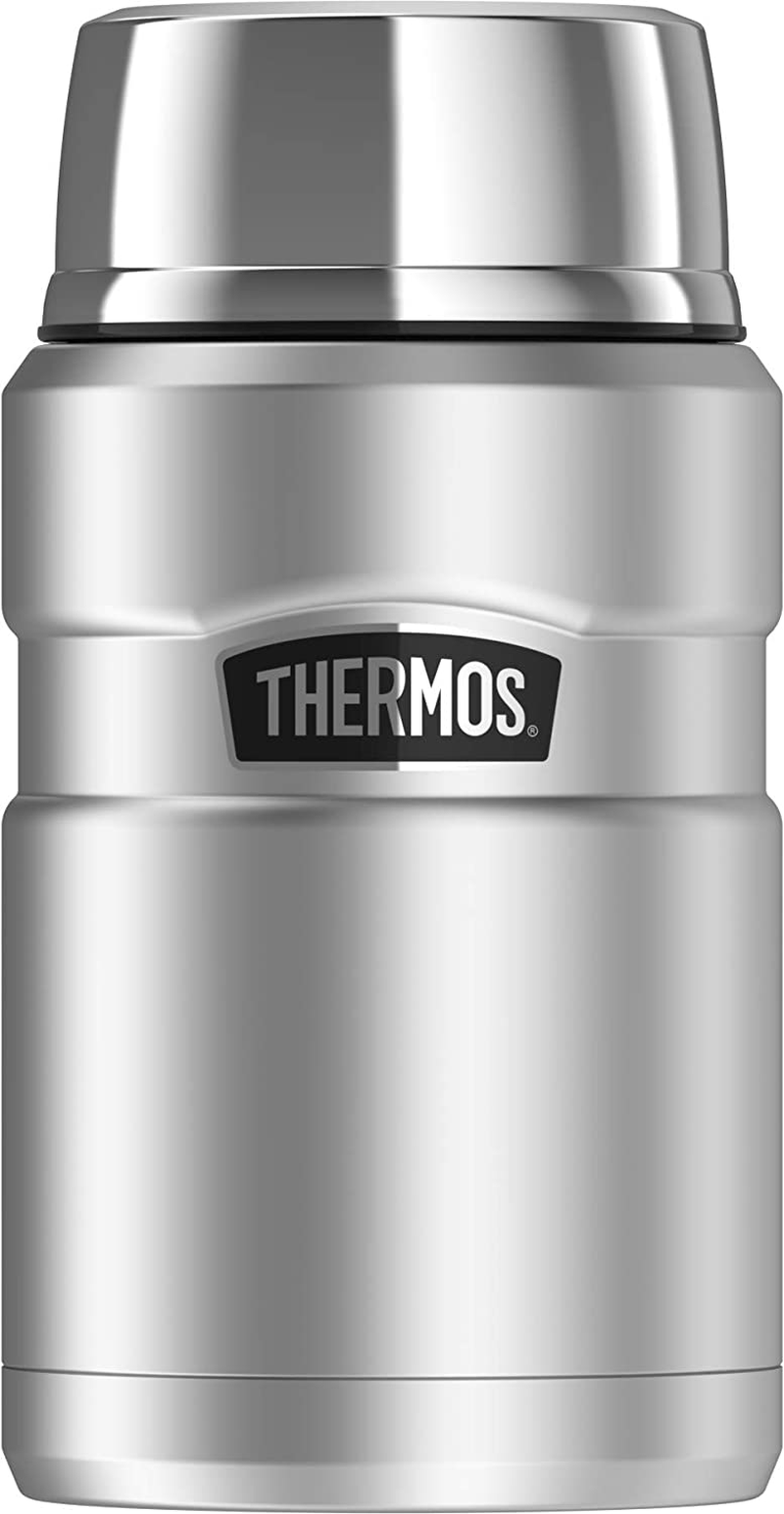 Thermos Stainless King Vacuum Insulated Food Jar, 710Ml, Stainless Steel, SK3020ST4AUS