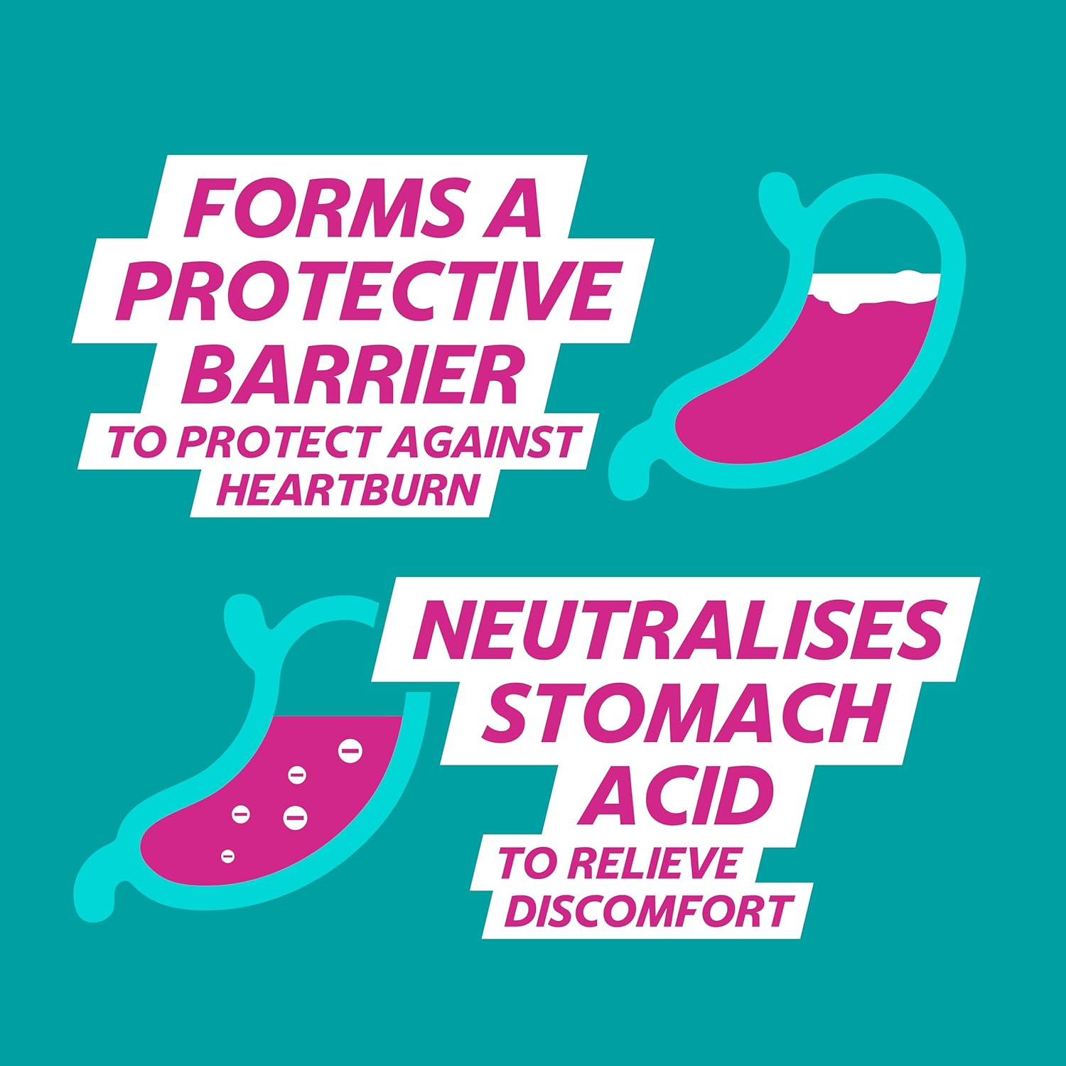 Gaviscon Dual Action Heartburn and Indigestion Relief Liquid Mixed Berry 500Ml image number 1