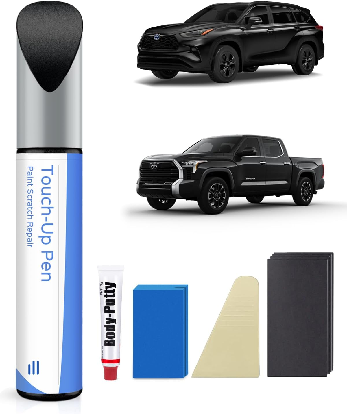 Barcelona Red Pearl(3R3) Touch up Paint Repair Kit Compatible with Toyota - DIY Kit Exactly Matches Chips and Nicks
