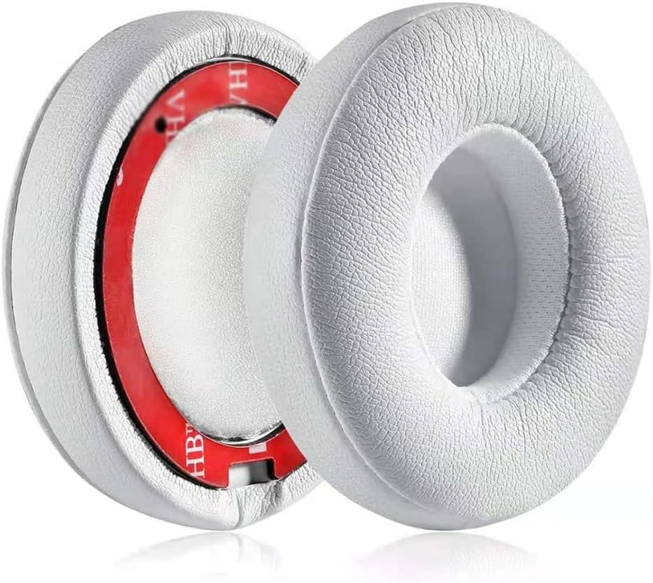 White Wireless Replacement Earpads Ear Pads for Beats Solo 2 3 On-Ear Headphones