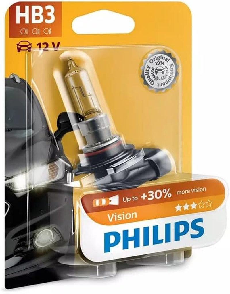 Philips HB3 9005 PR 12V 65W P20D Vision Headlight Bulb image number 1