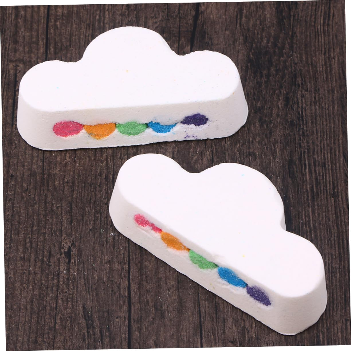 Ipetboom 1 Box Rainbow Cloud Bath Salt Moisturizing Essential Oil Bubble Bathing Salt for Skin Care Loved Ones image number 4