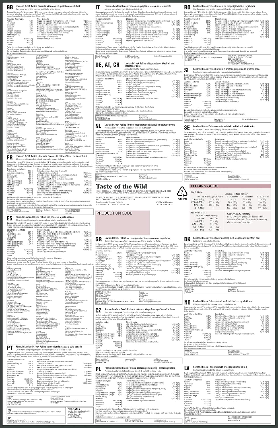 Taste of the Wild Cat Food, 2.00 Kilograms