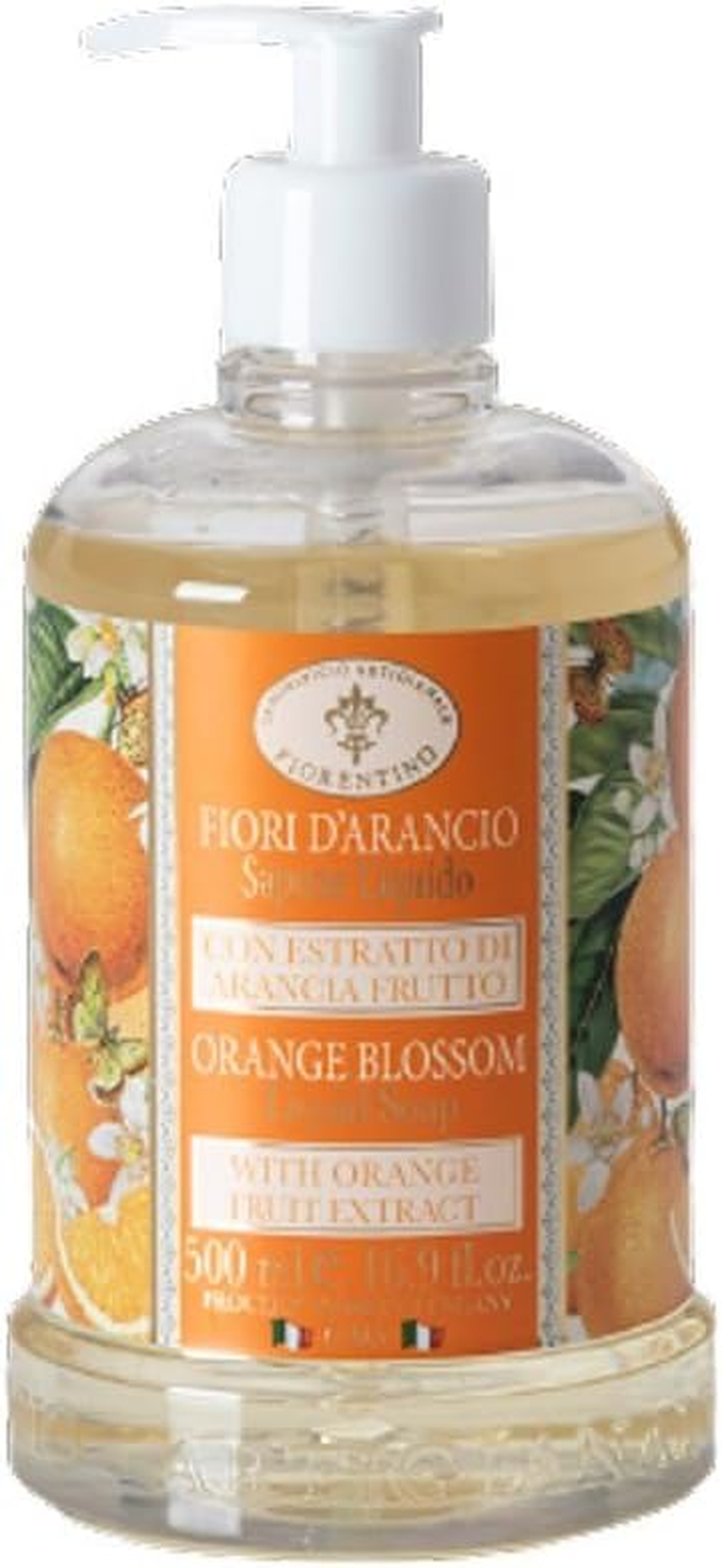 Saponificio Artigianale Fiorentino - Mani - Orange Blossom Liquid Soap 500 Ml image number 3