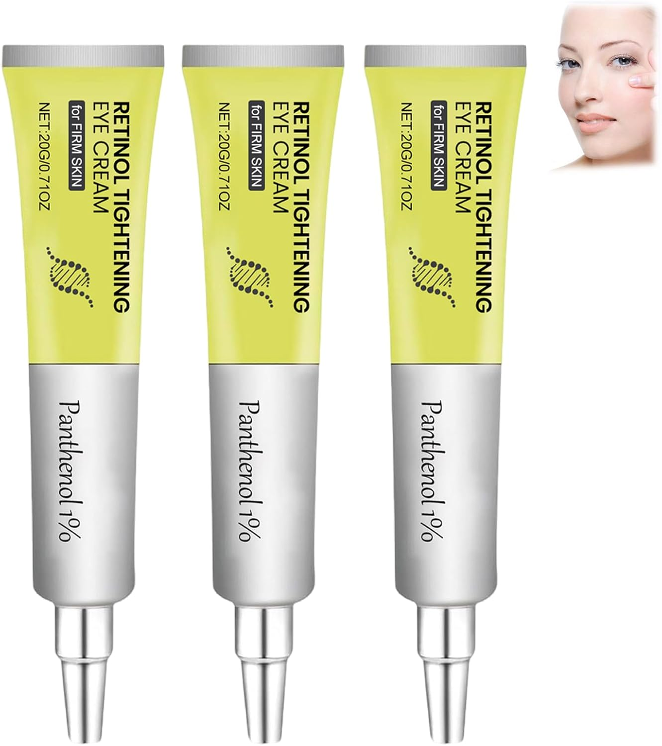 Retinal Shot Tightening Booster, Brightening Eye Treatment for Dark Circles, Long-Lasting Hydration and Moisturizing, Refreshing Formulated, Non-Greasy for All Skin Types (1Pcs)