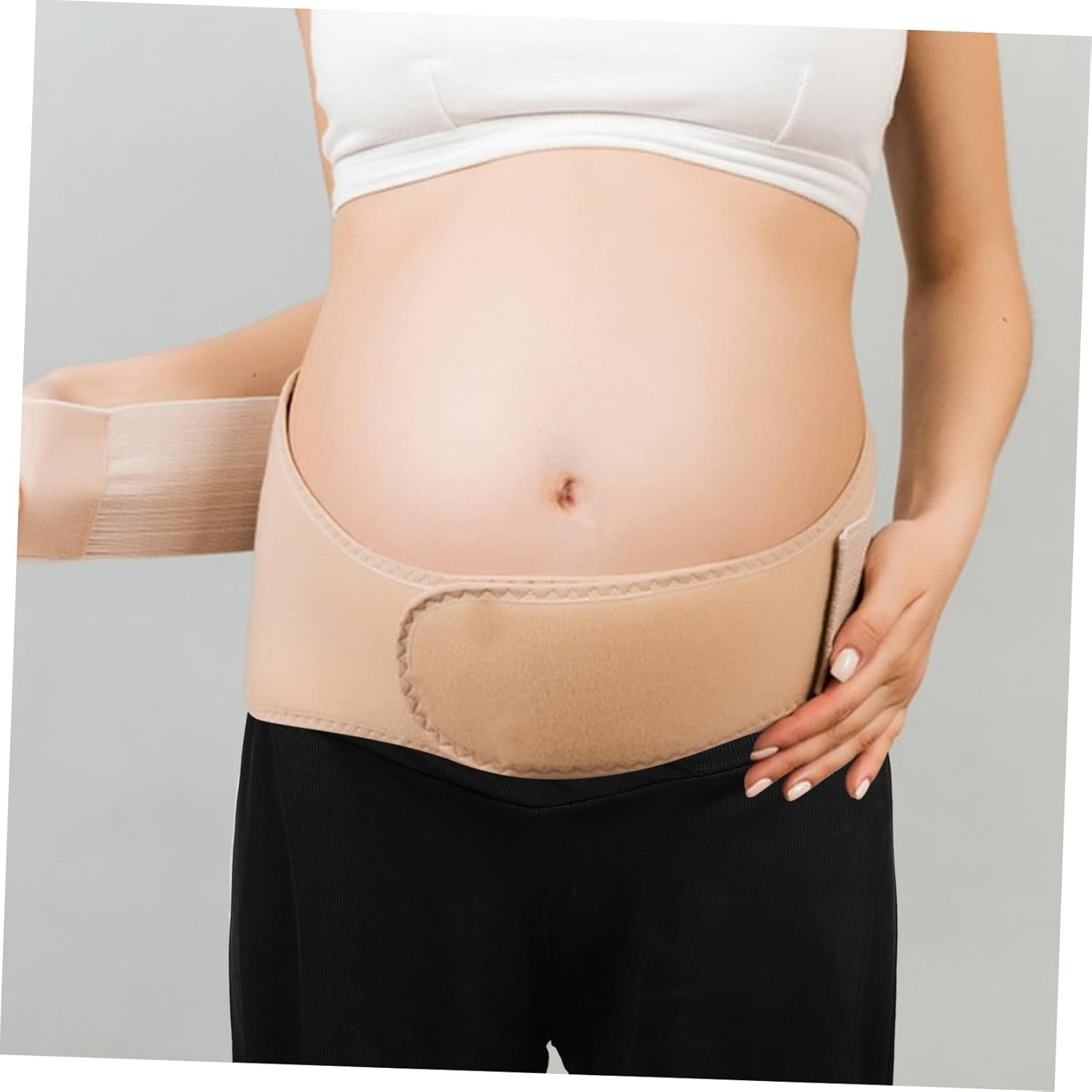 Pregnant Women'S Anti-Exposure Pants Maternity Shorts Active Maternity Pajama Shorts Flexible Loungewear Stretchy Pajamas Black Cloth