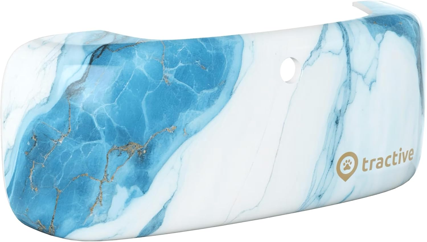 Tractive GPS Dog Tracker Cover - Marble Blue image number 3
