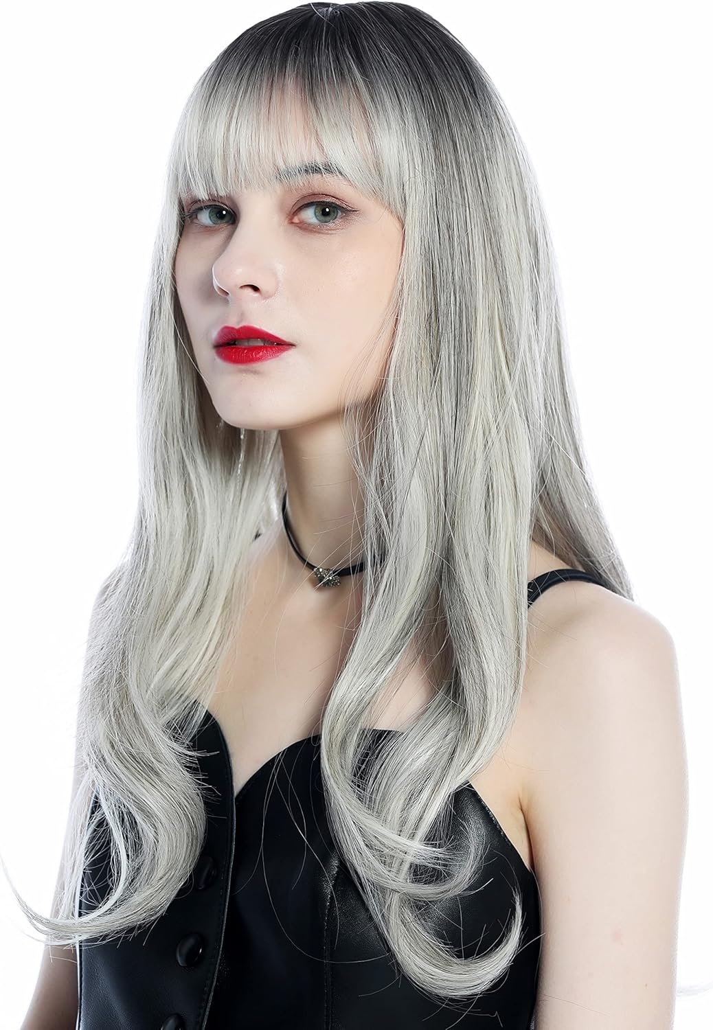 WIG ME up - LC271N-3-8/60A/80/88 Women'S Wig Long Straight Ombre Balayage Highlighted Brown Light Blonde