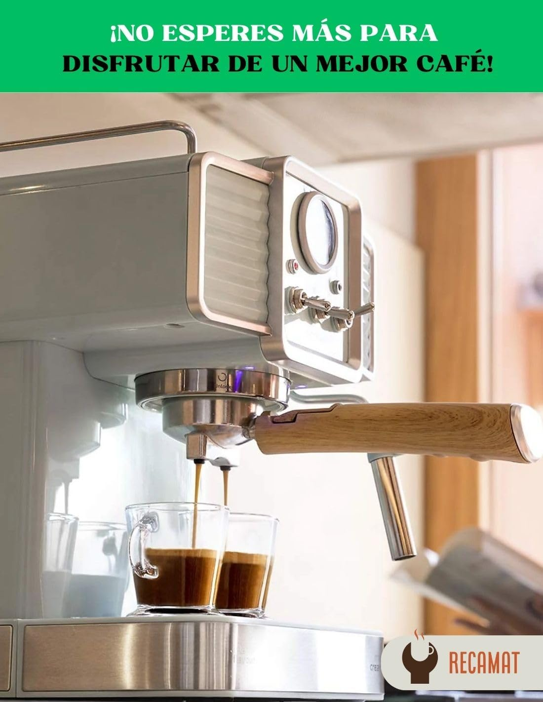 RECAMAT. Replacement Strainer Gasket for Cecotec Power Espresso 20 Tradizionale Durable Heat Resistant Replacement image number 1