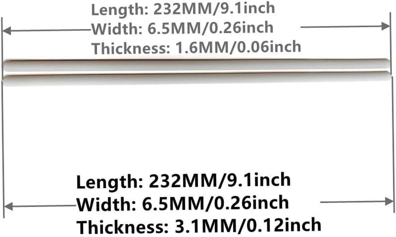 Replacement Laptop Bottom Rubber Foot Strip Non-Slip Compatible with DELL XPS13 9370 9380 7390 9305 Series image number 2