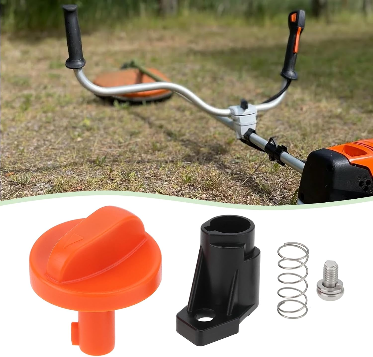 OTOTEC 1 Set Lawn Mower Throttle Knob Gasket Kit 4180 180 9500 Compatible with Stihl FS91 FS111 FS131 HT102 HT103 HT131 HT132 image number 3