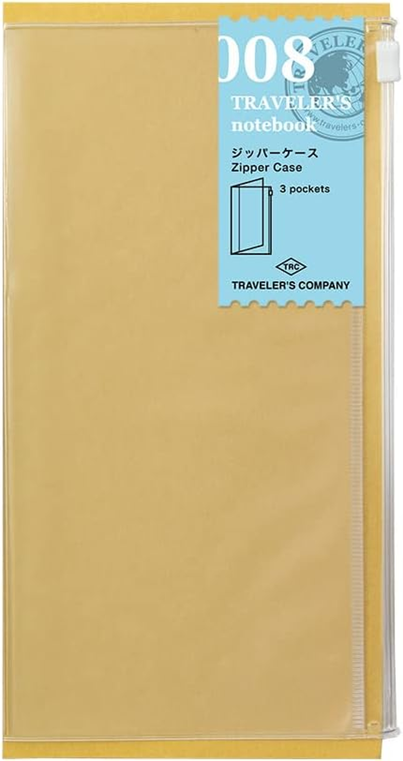 Midori Traveler'S Notebook Refill #8 Clear Zipper Pocker image number 4