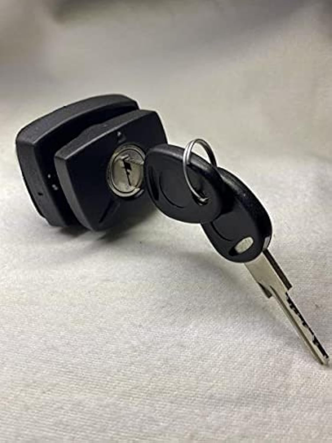 FAP Black Flap Door Lock Gas Box Motorhome with Cylinder and Key image number 1