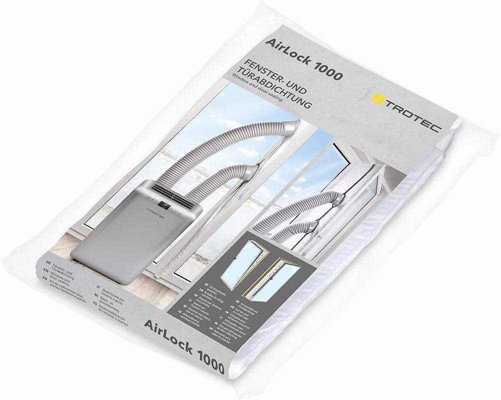 TROTEC Impermeabilizaci&oacute;n De Ventanas Del Suelo Al Techo Y Puertas Airlock 1000, Resistant Al Agua Y Lavable, Funcional, Ahorro En Consumo De Energ&iacute;a