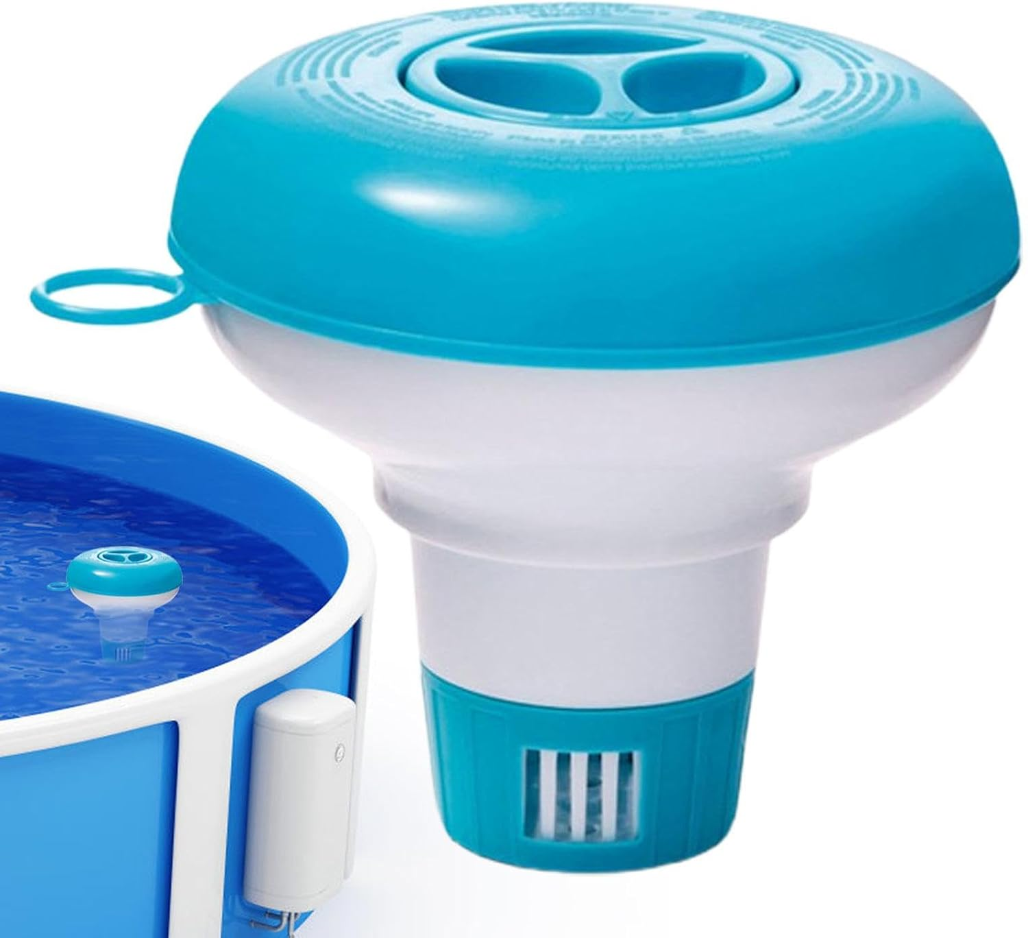 Chlorine Tablet Floater,Tabs Bromine Holder | Chlorine Floater for for Spas Hot Tub Water Park Indoor & Outdoor Swimming Pool Borato image number 3