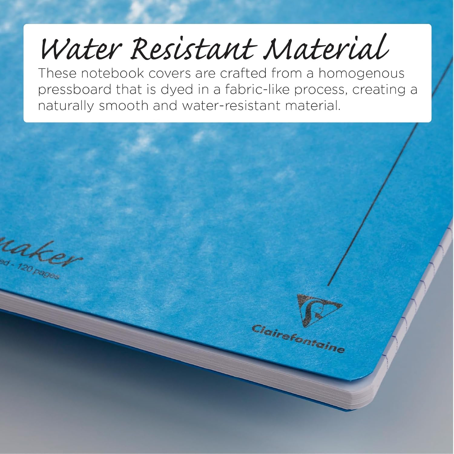 Clairefontaine 'Europa' Wirebound on Side Notemaker, A5, Lined, 120 Pages - Assorted a Colours (Pack of 10)