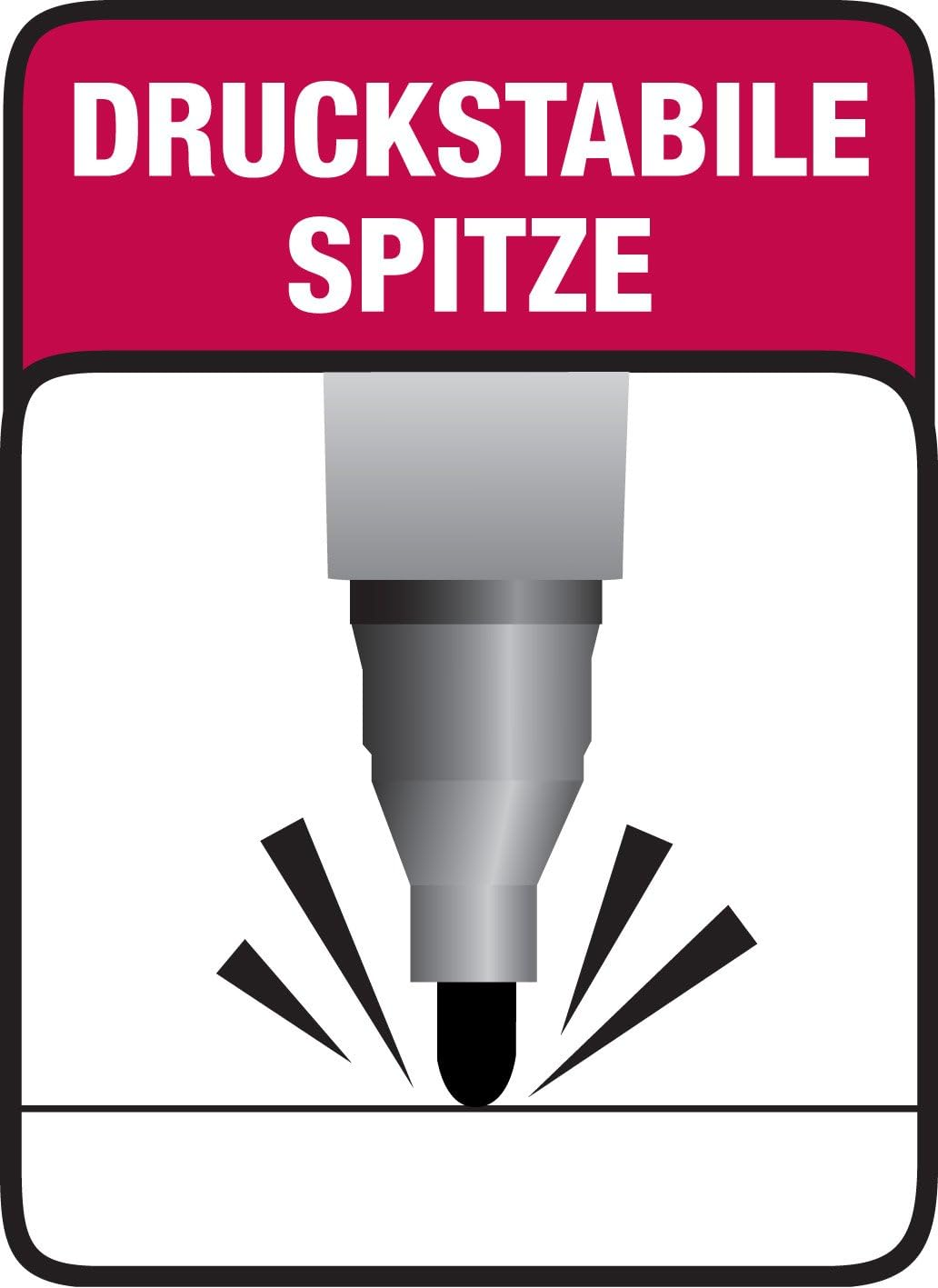 BIC Marking 2300 Ecolutions Permanent Markers Medium Chisel Tip Markers - Assorted Colours, Pack of 4, 68954BC image number 4