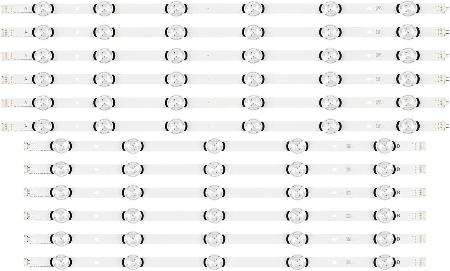 ALMVIS 12PCS 5+6LED Strip 6916L-1720A 6916L-1721A Fit for Innotek DRT 3.0 60" 60GB6580 60LB6300 6091L-2655C HC600DUF-VHHS2-11XX LED TV Light