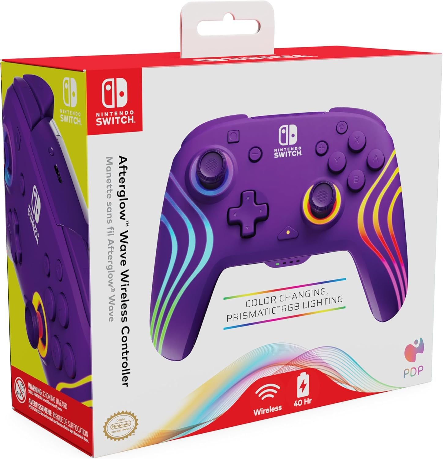 Afterglow&trade; Wave Wireless Controller: Purple with Motion