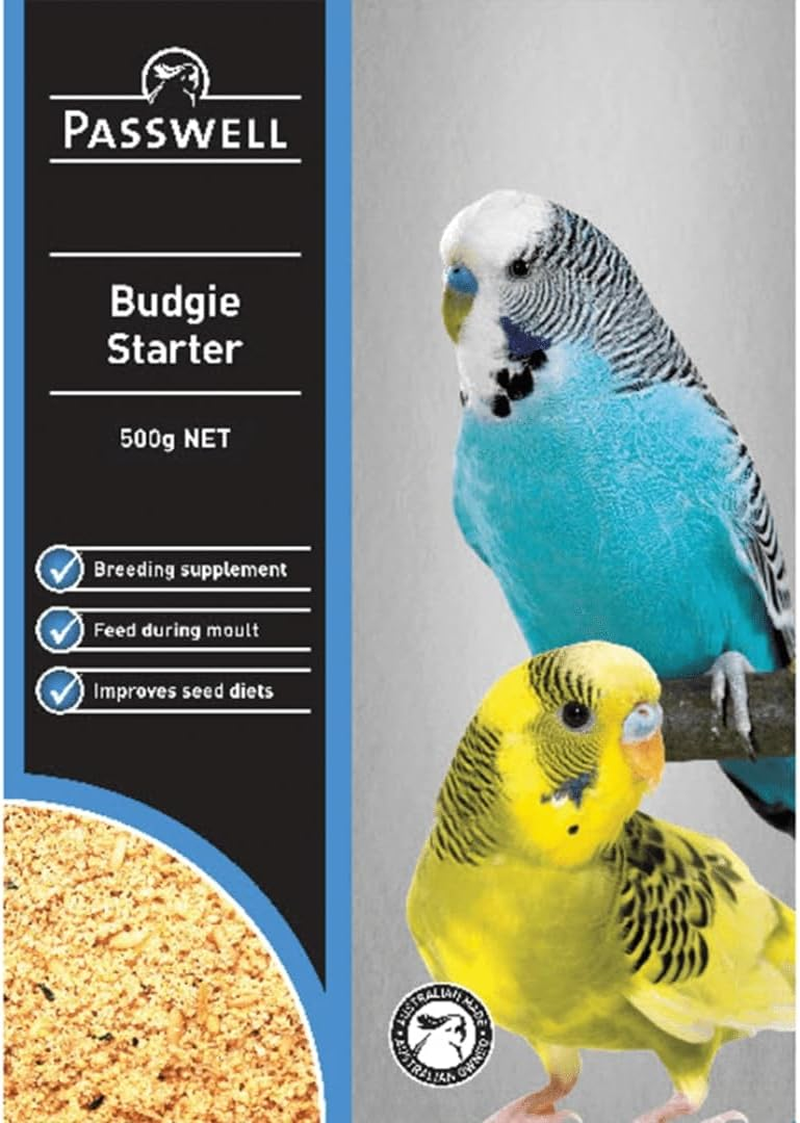 PASSWELL BUDGIE STARTER 500G