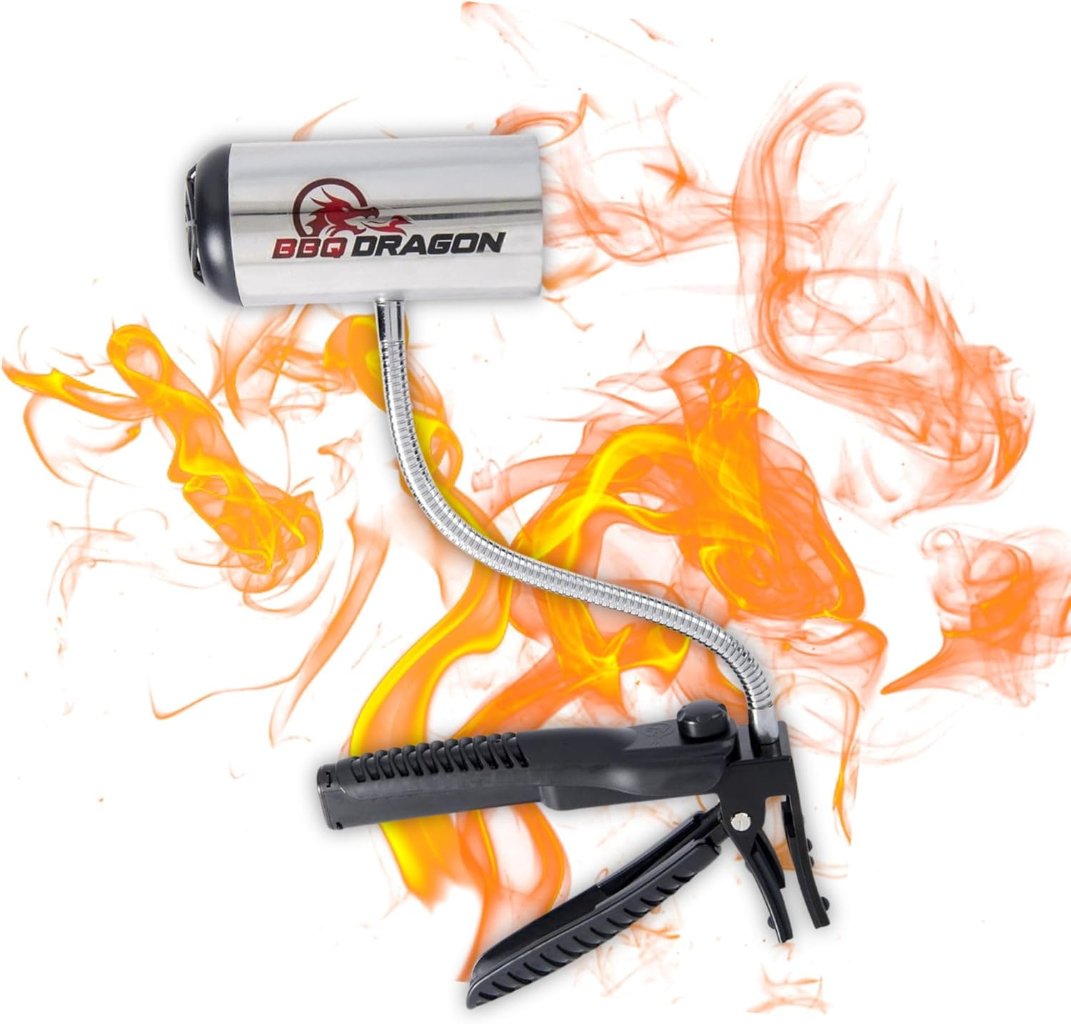 BBQ Dragon Charcoal Starter and Fire Lighter for Barbecue Grills Fire Pits Camping and Fireplaces - Battery-Powered Bellows image number 1