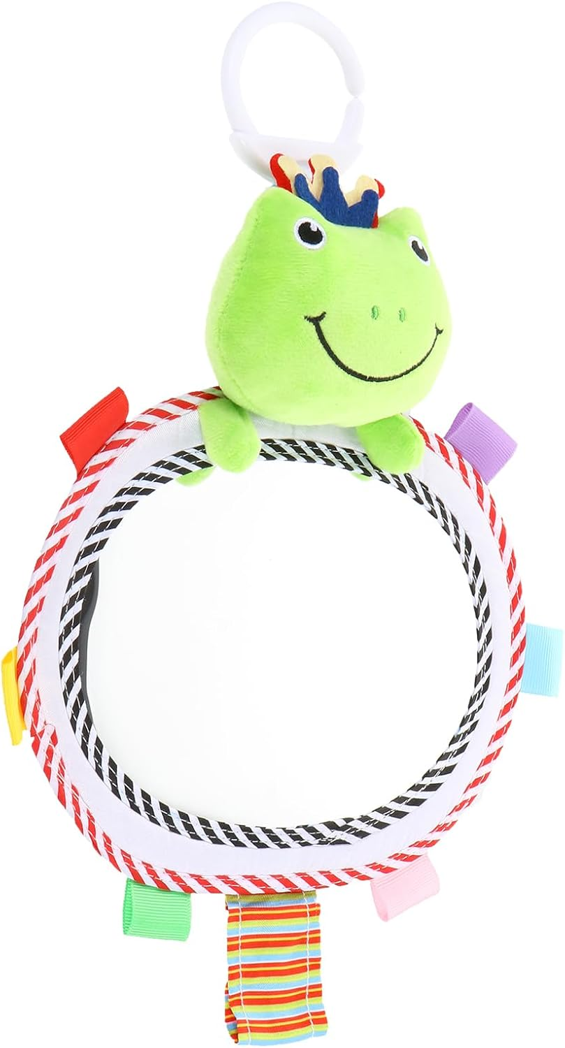 Vaguelly Safety Mirror Carseat Stroller Childrens Toys Hanging Rattles Mirror Rear Facing Toy for for Infants S Plastic Back Distorting image number 2