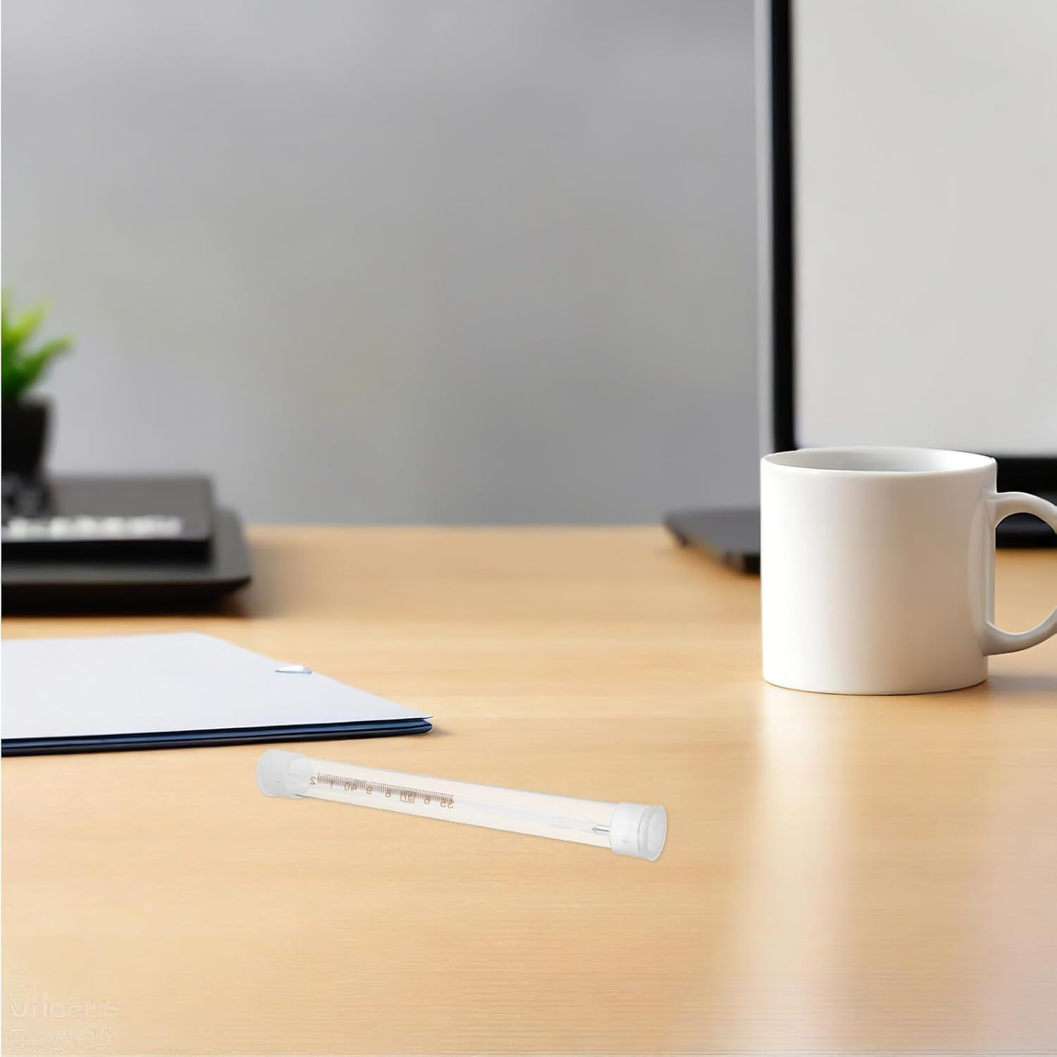 FRCOLOR 10Pcs Waterproof Thermometer Case Thermometer Hard Container Plastic Case Transparent Pp